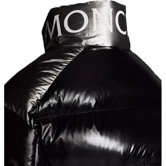 MONCLER Cuscute Two-tone Cropped Puffer Jacket - Picture 5 of 5